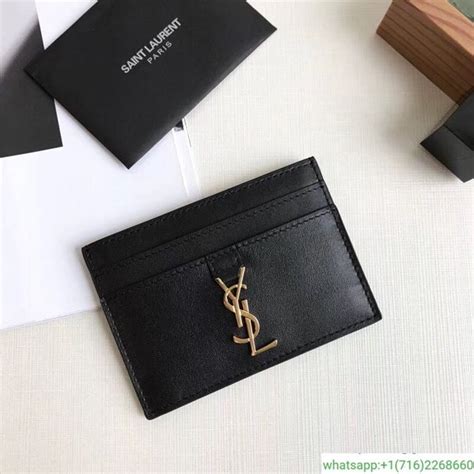 ysl porte carte femme|farfetch YSL wallet.